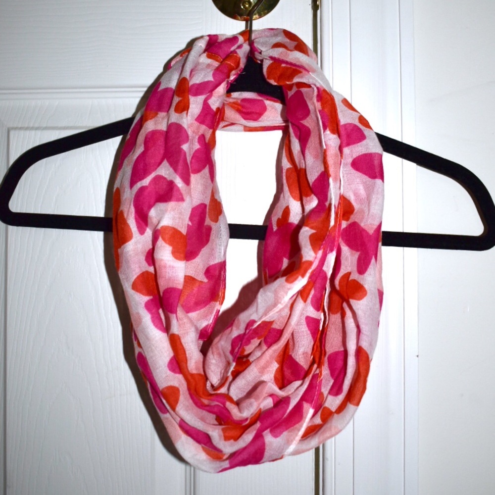 Cute butterfly infinity scarf